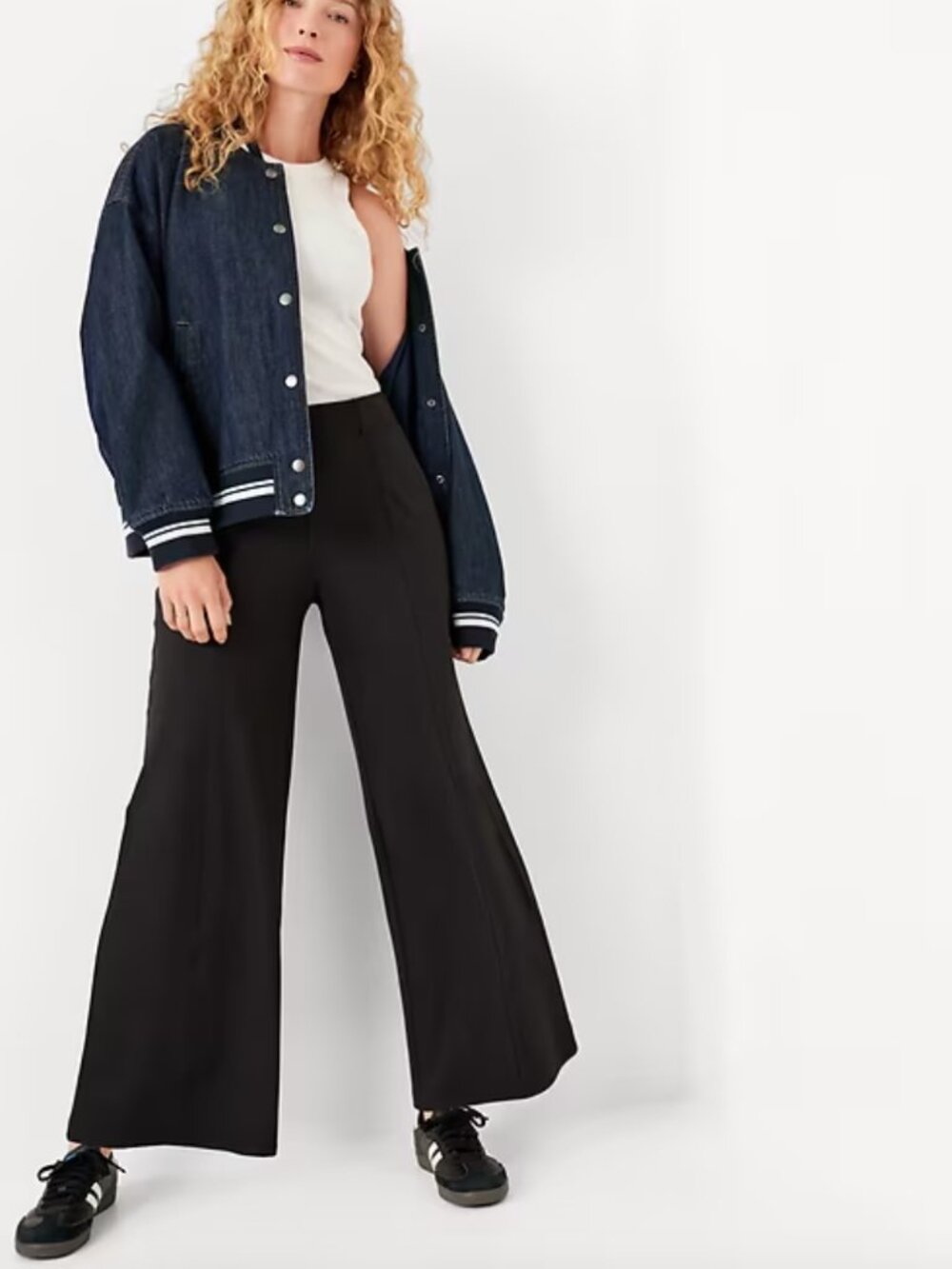 NWT/STILL IN SHIPPING PLASTIC: Old Navy High-Waisted PowerSoft Trouser Pants (L)